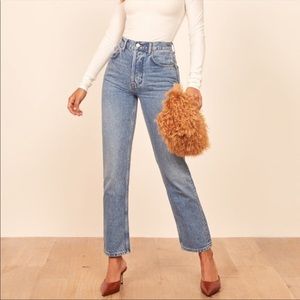 Cynthia High Rise Straight Jeans
